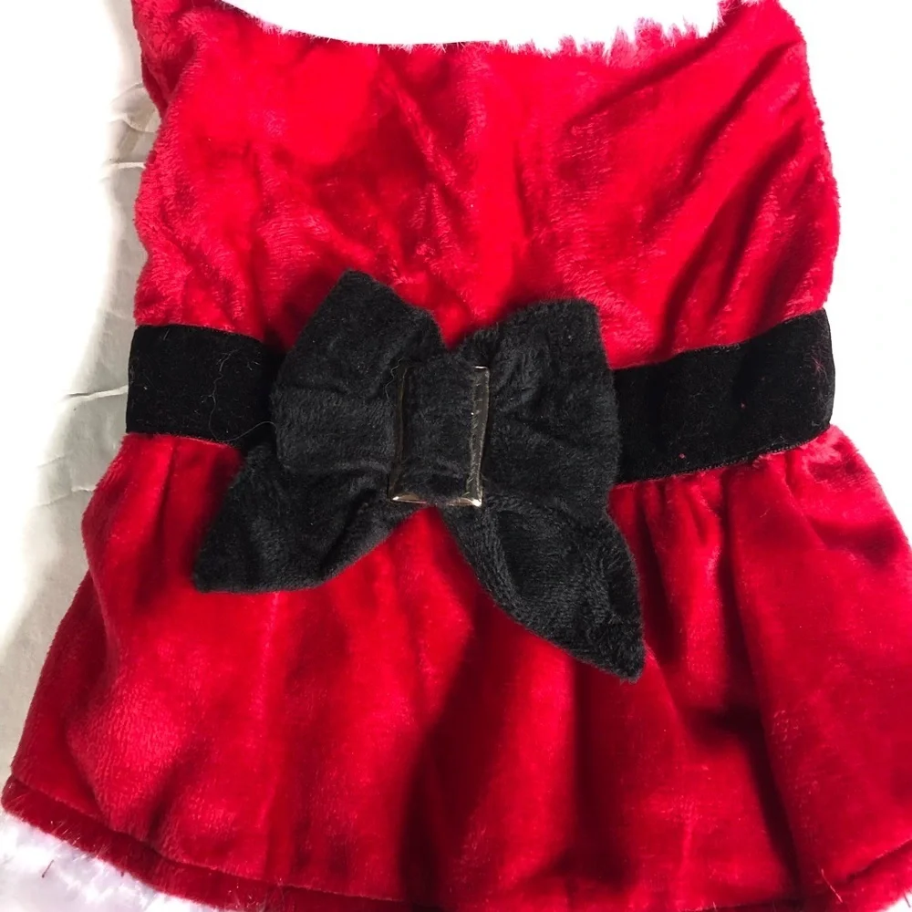 NWT Mrs. Santa Claus Dog Dress Costume XS